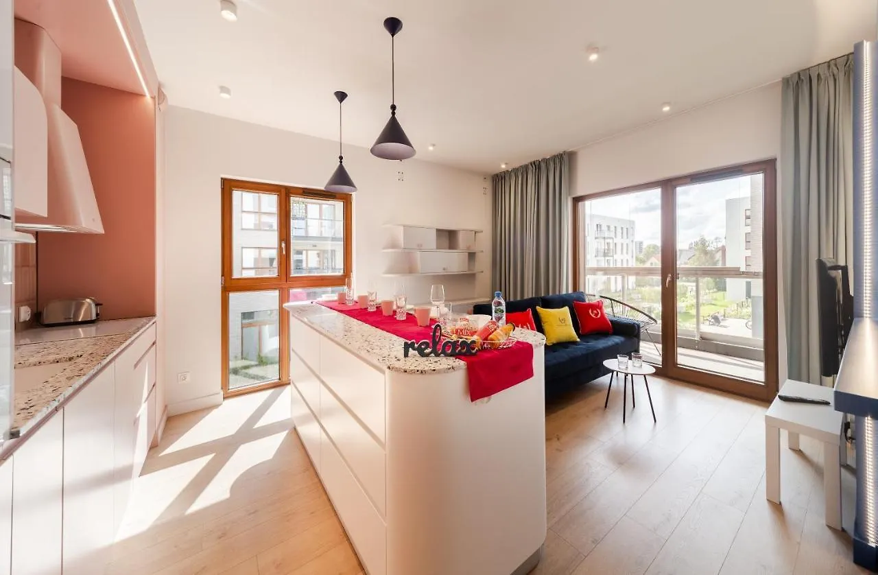 Apartamenty Gdansk EU - Relax - 2 km od morza, blisko przystanku tramwajowego